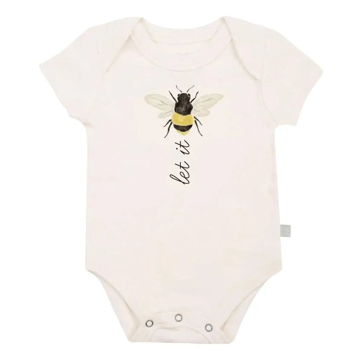 Finn and Emma Organic Short Sleeve Bodysuit - Let it Bee