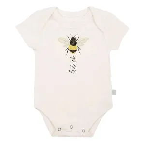 Finn and Emma Organic Short Sleeve Bodysuit - Let it Bee