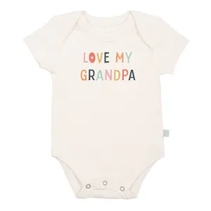 Finn and Emma Organic Short Sleeve Bodysuit - Love Grandpa