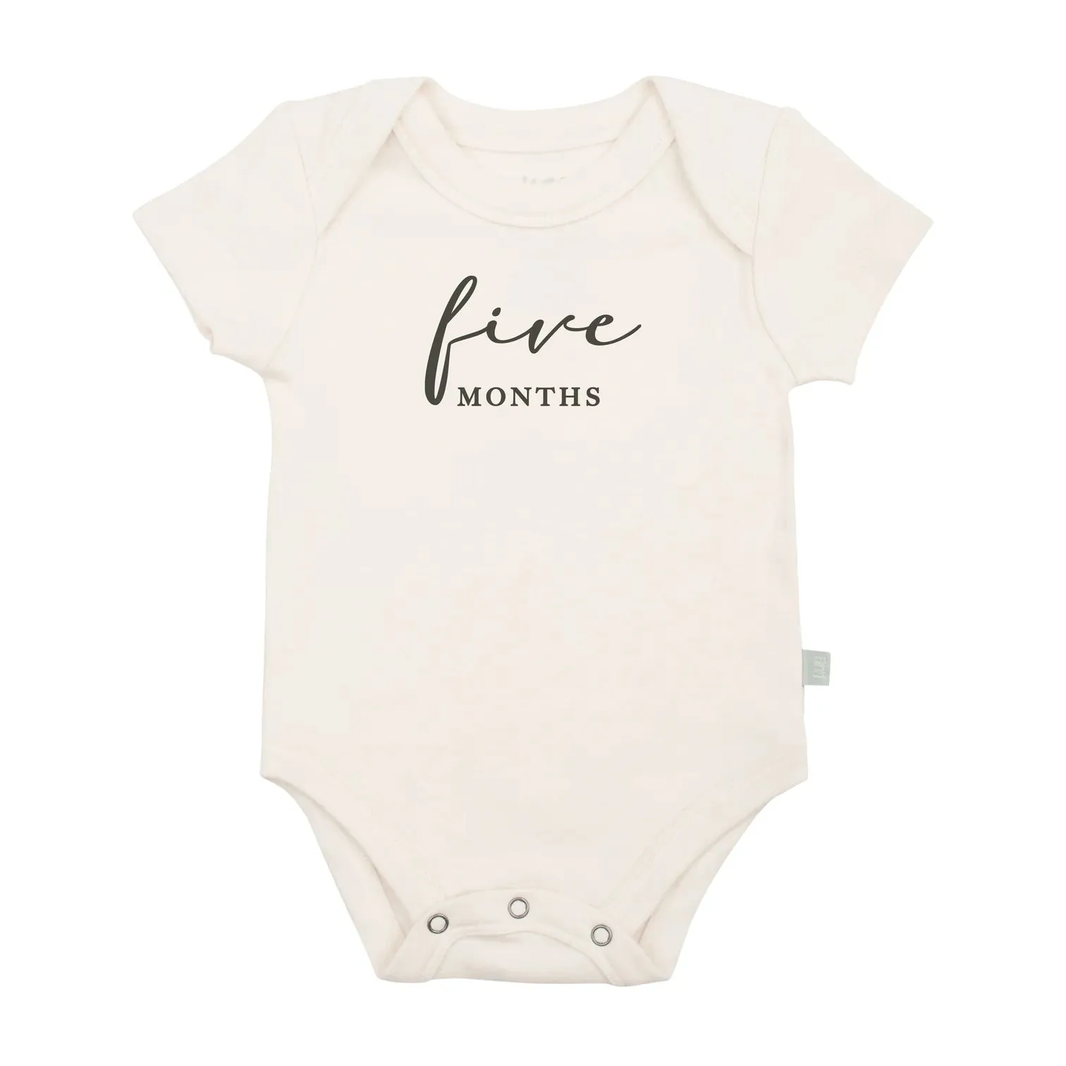 Finn   Emma - Birthday Milestone Bodysuit - Black