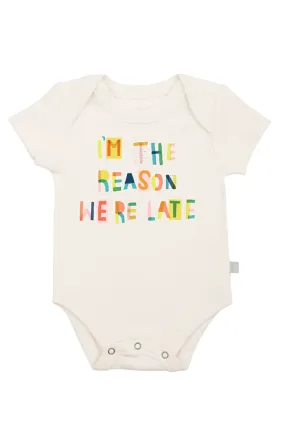 Finn   Emma - We're Late Graphic Bodysuit