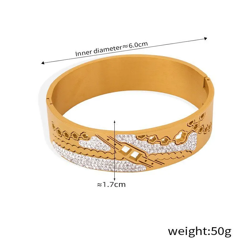 Floral Majesty Bangle