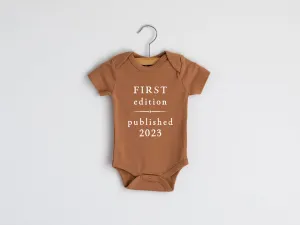 Gladfolk - Camel Organic First Edition Published 2023 Baby Bodysuit