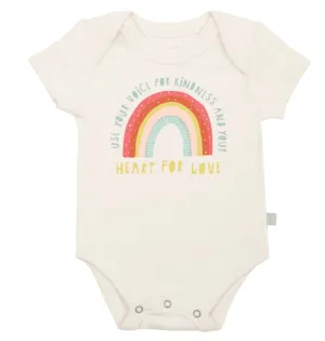 Graphic Bodysuit-Kindness Rainbow