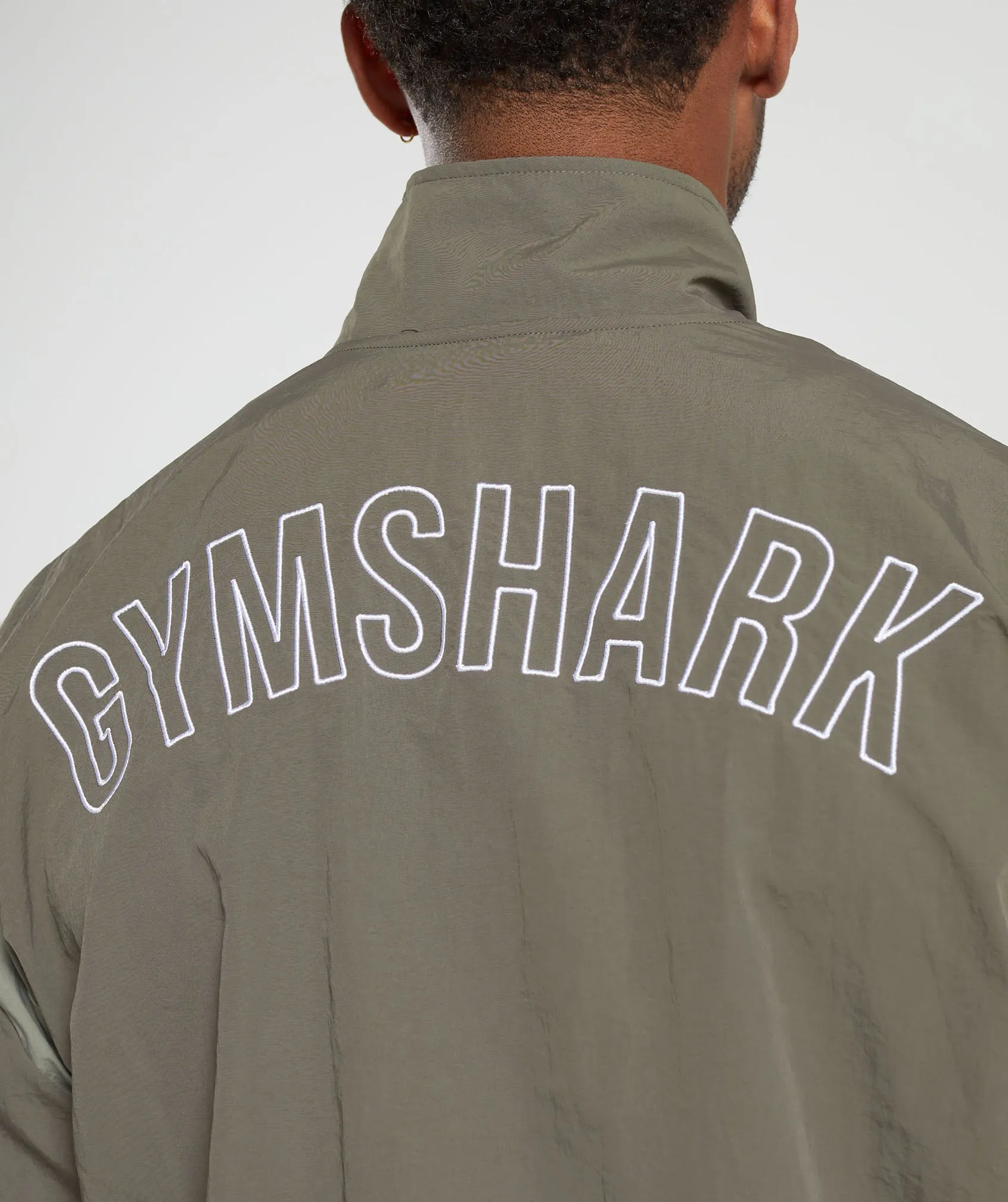 Gymshark Retro Track Jacket - Brown/Linen Brown/Stone Brown