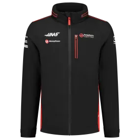 Haas Racing F1 2023 Men's Team Lightweight Rain Jacket - Black