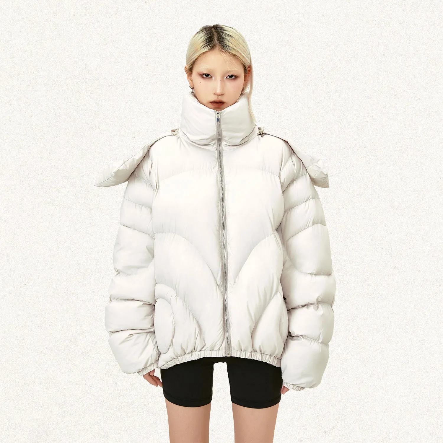 Halloy™ Masked Puffer Jacket