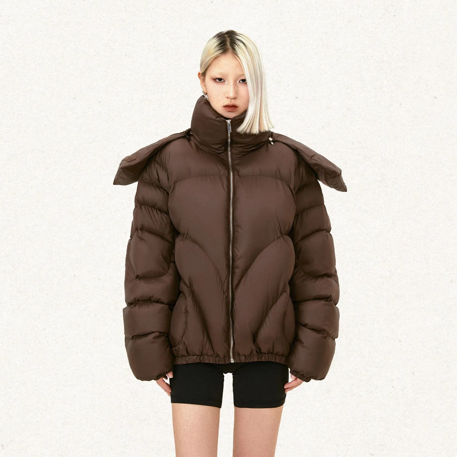 Halloy™ Masked Puffer Jacket