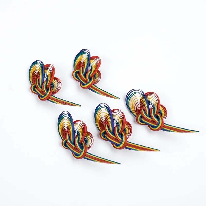 Handcrafted Bamboo Brooch Collection - Elegant Woven Pin Accessories