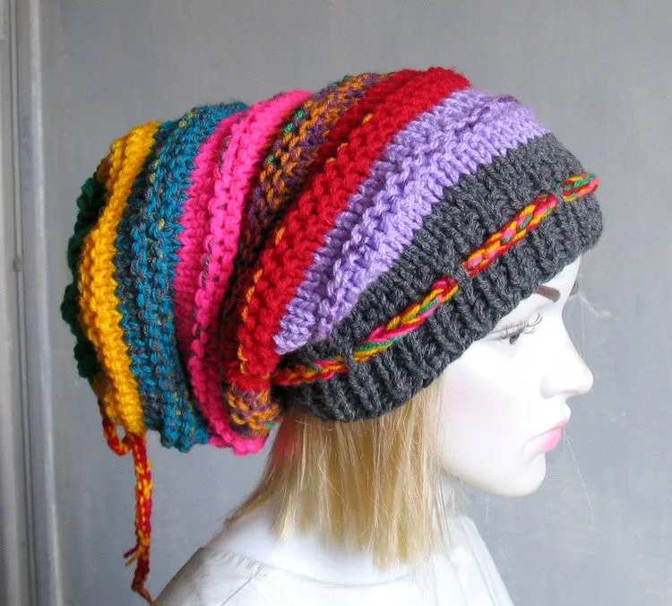 Handmade Unisex Dreads Long / Tube Hat