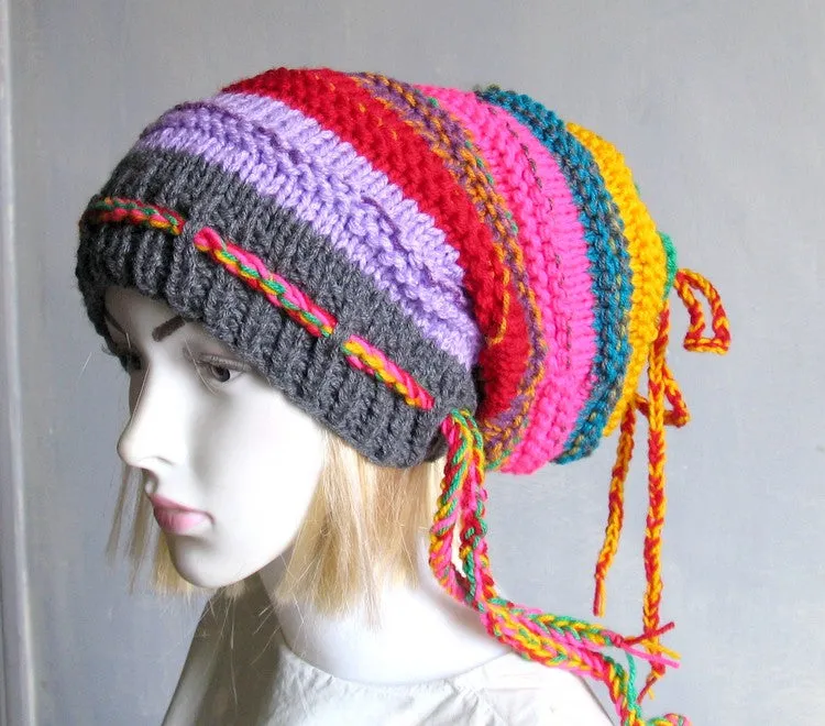 Handmade Unisex Dreads Long / Tube Hat