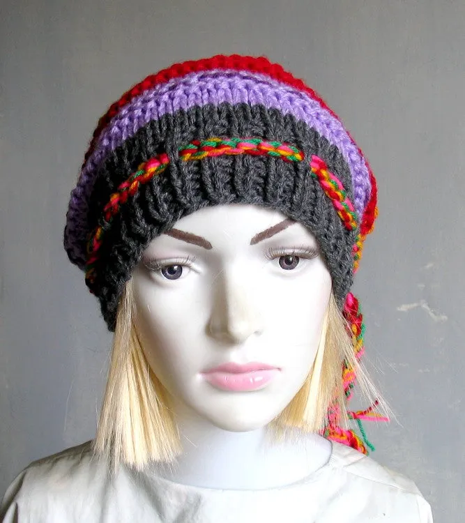 Handmade Unisex Dreads Long / Tube Hat