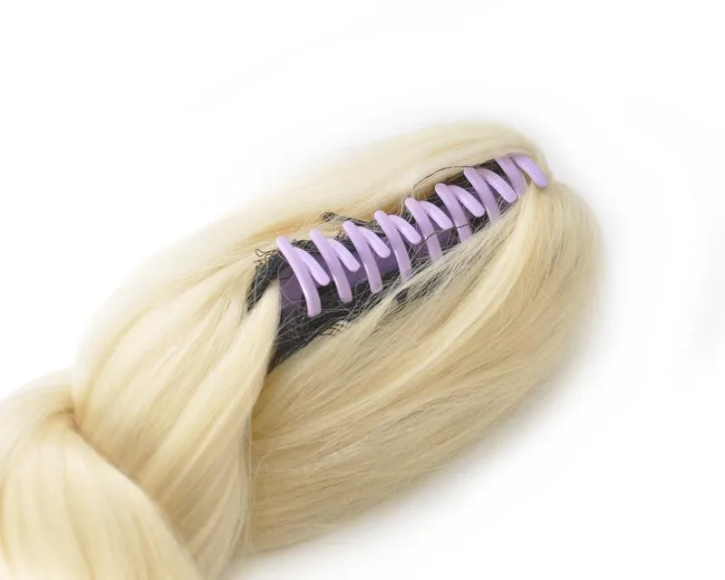 Heat Resistant Long Braided Ponytail Extension - Light Gold