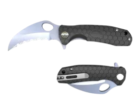 Honey Badger - Serrated Claw (8Cr13Mov)