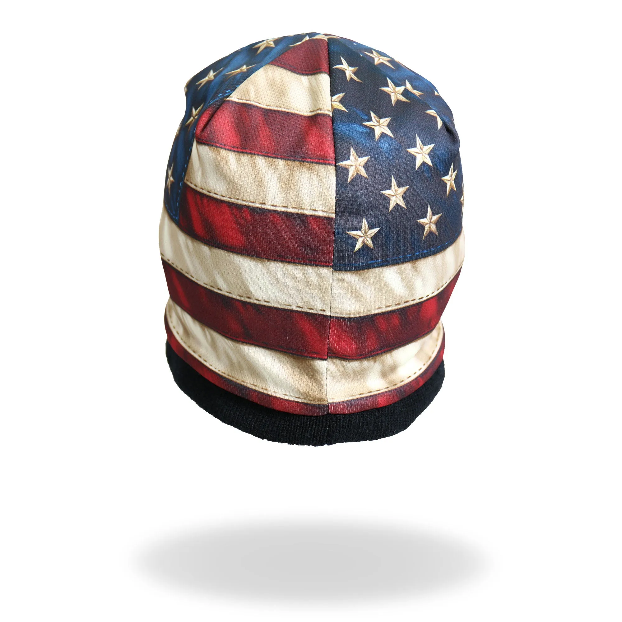 Hot Leathers KHC1009 American Flag Beanie