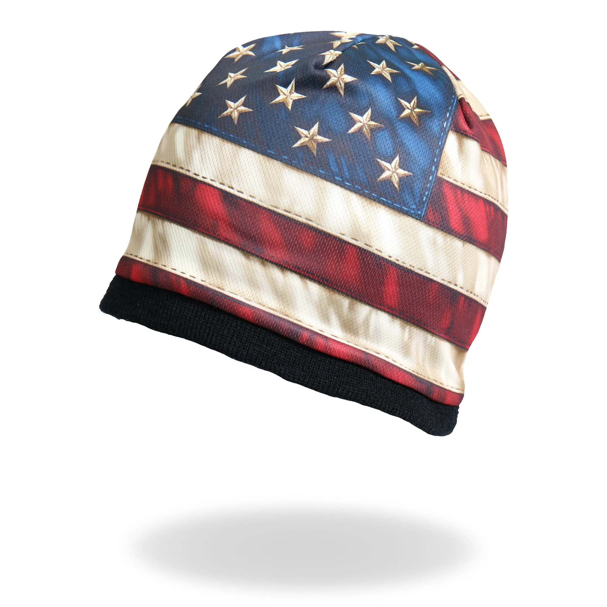 Hot Leathers KHC1009 American Flag Beanie