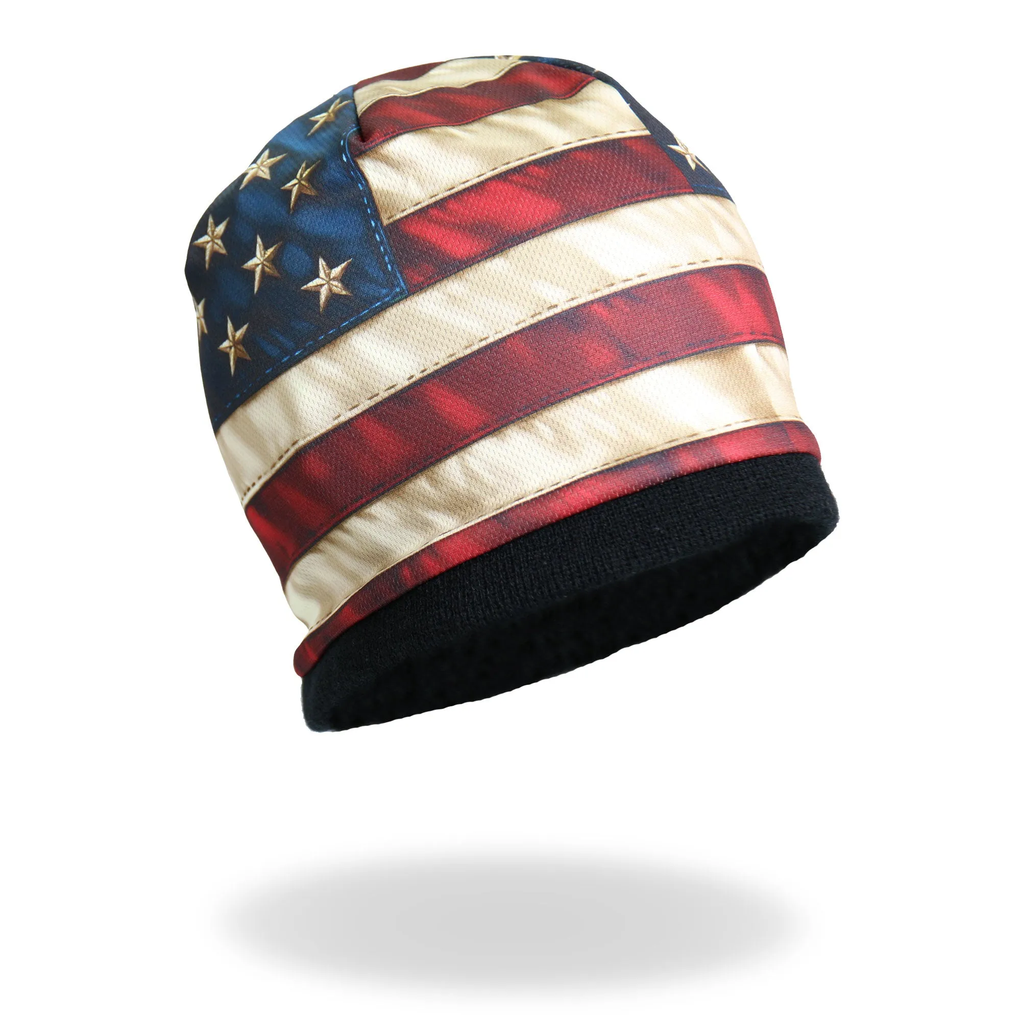 Hot Leathers KHC1009 American Flag Beanie