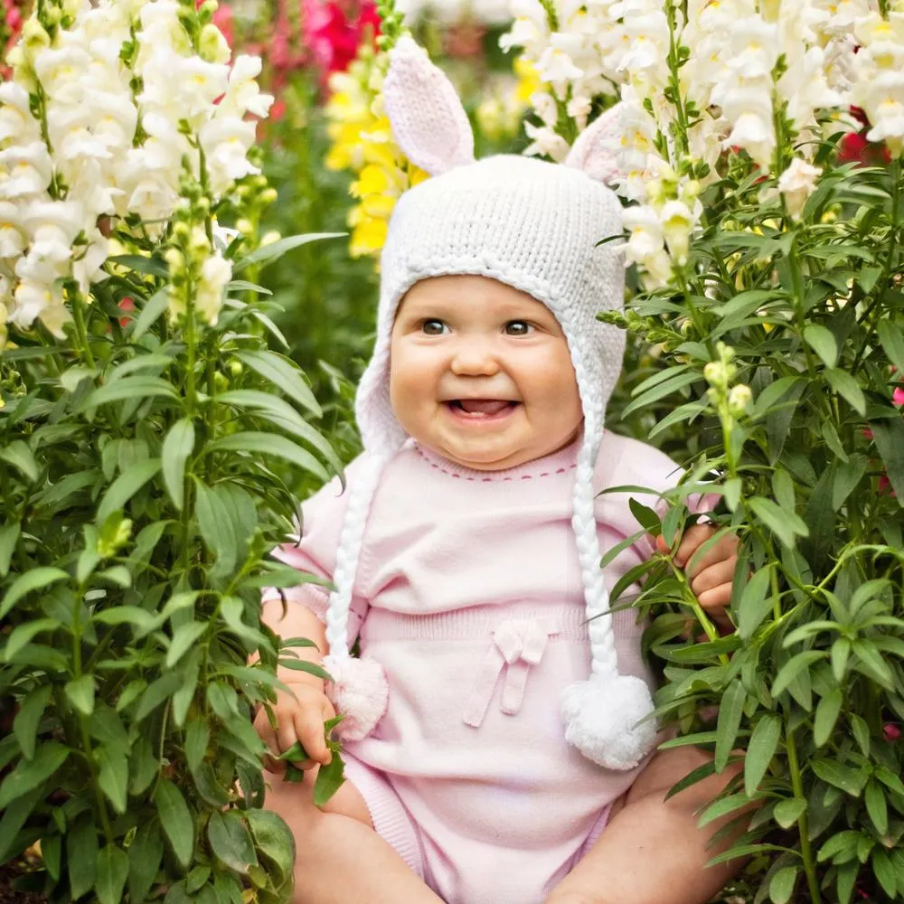 Hugbunny Pink Beanie Hat for Babies, Toddlers & Kids