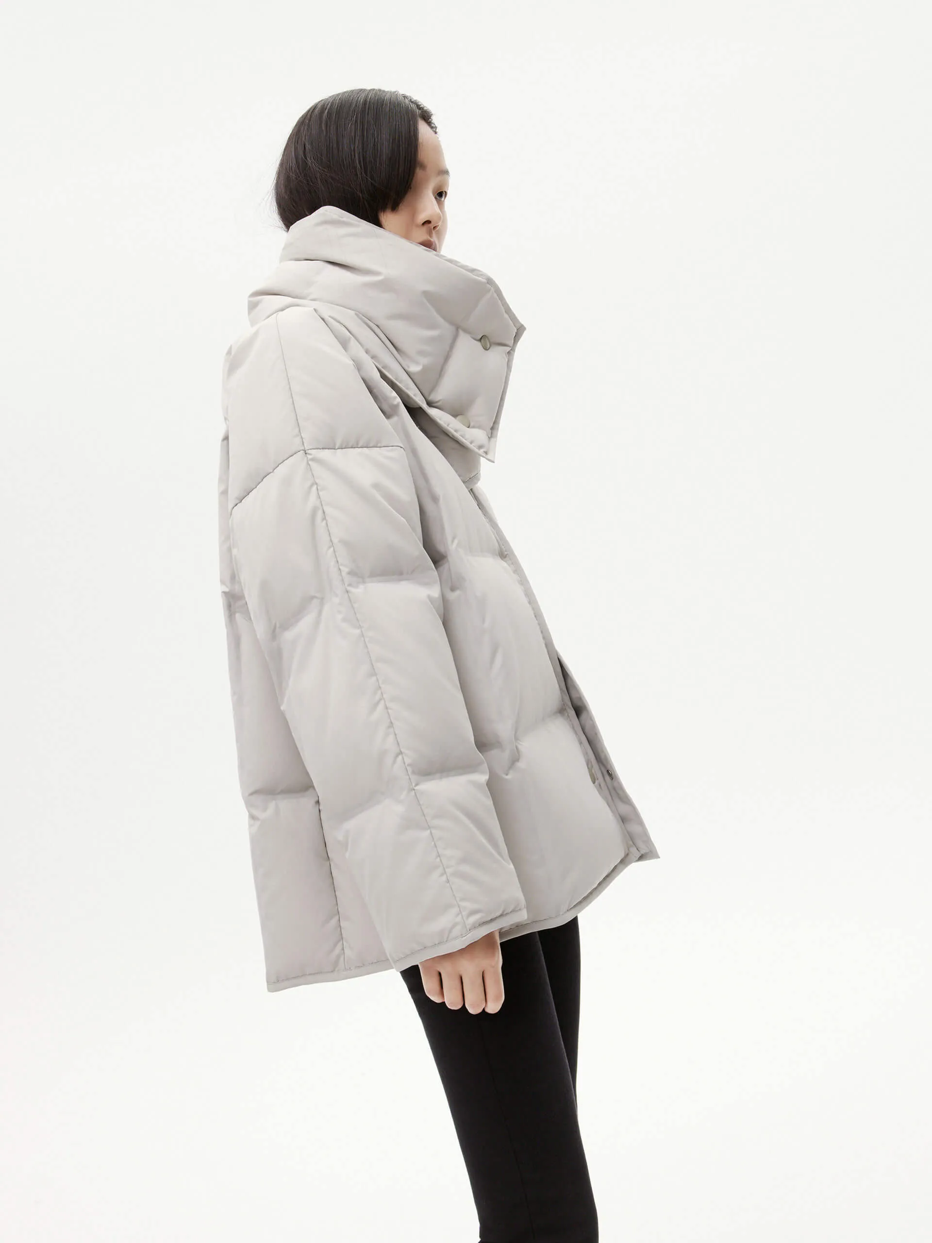 Include Scarf Puffer Coat