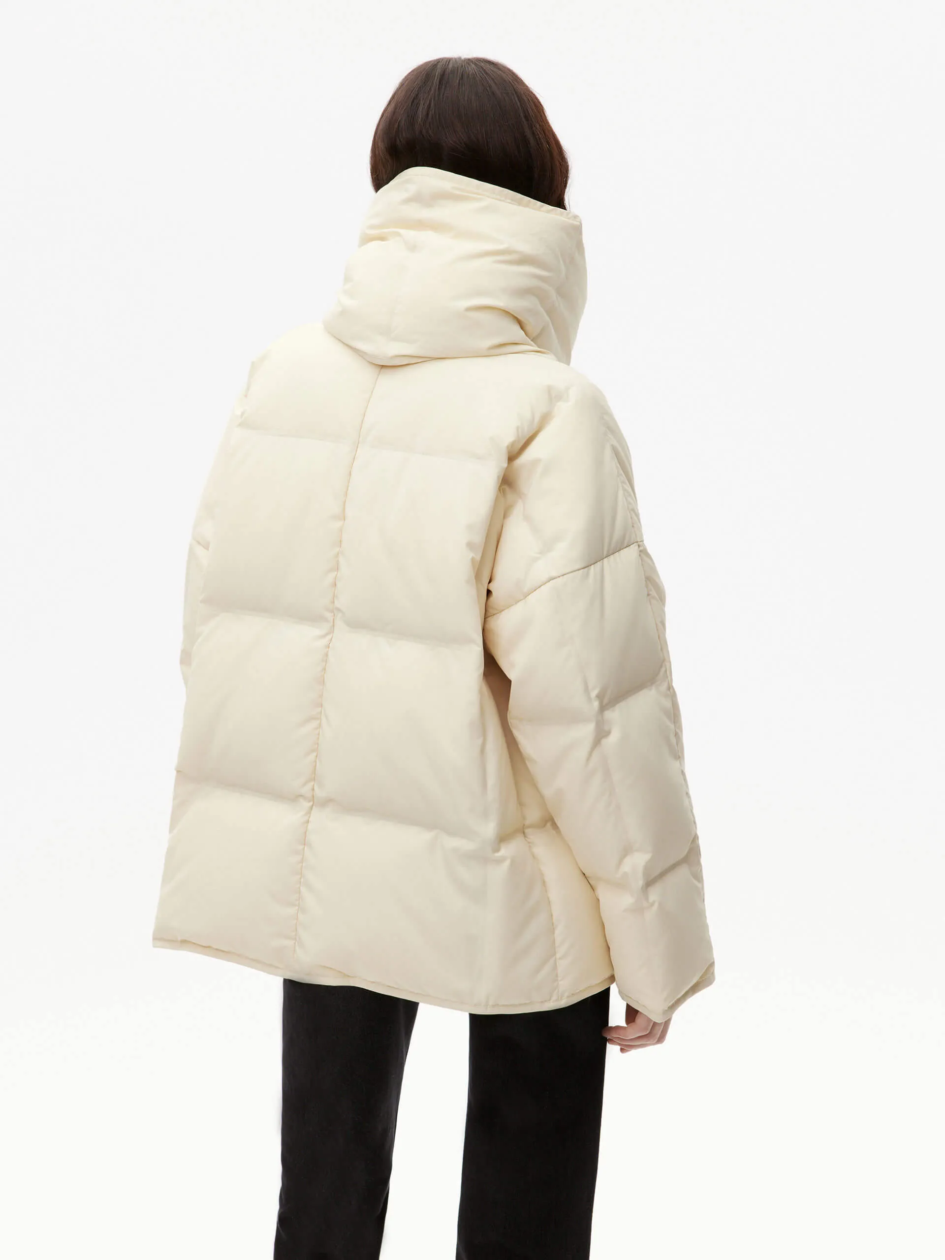 Include Scarf Puffer Coat