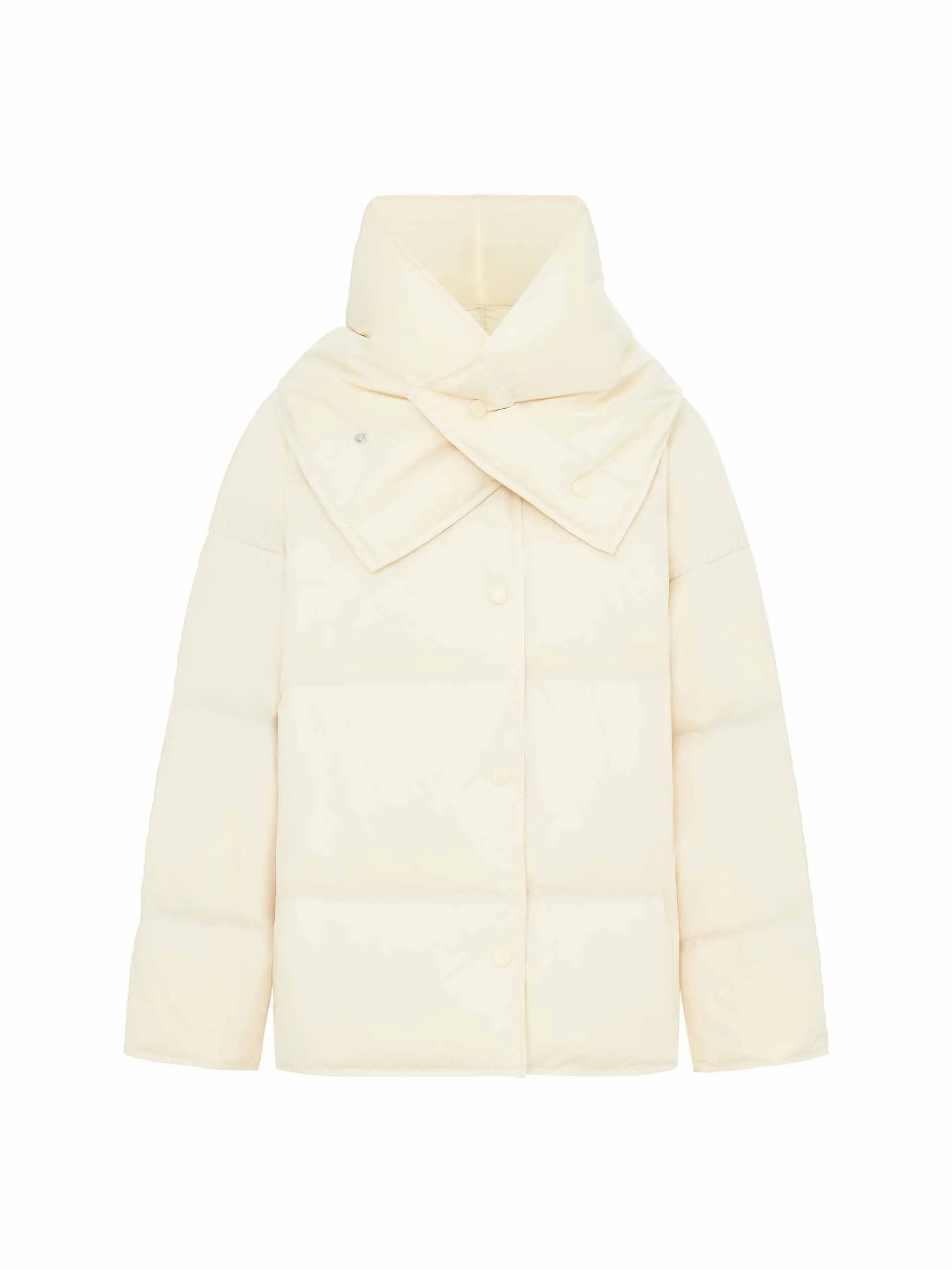 Include Scarf Puffer Coat