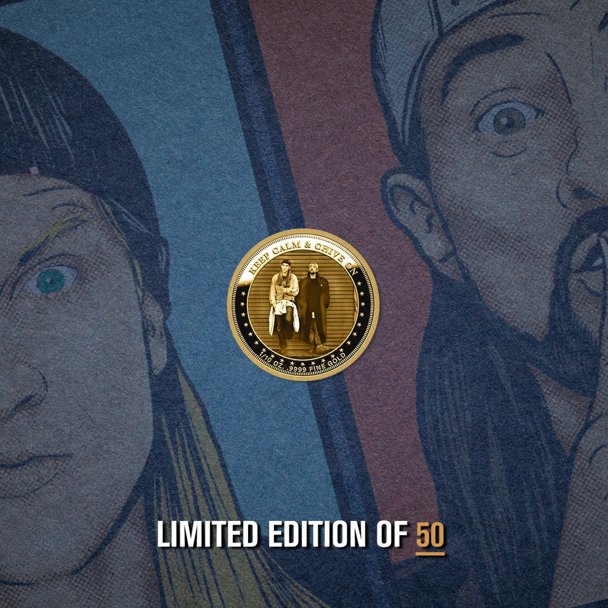 Jay & Silent Bob "The Snoochie Boochie" Gold Coin 1/10 oz