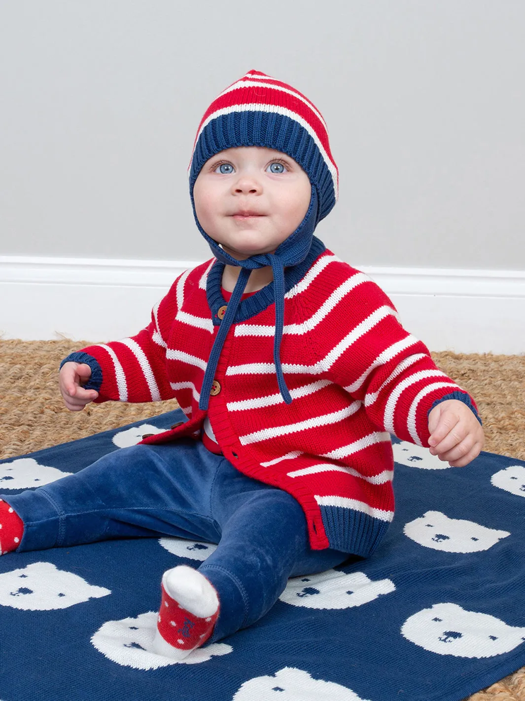 Kite Stripy Knit Baby Hat