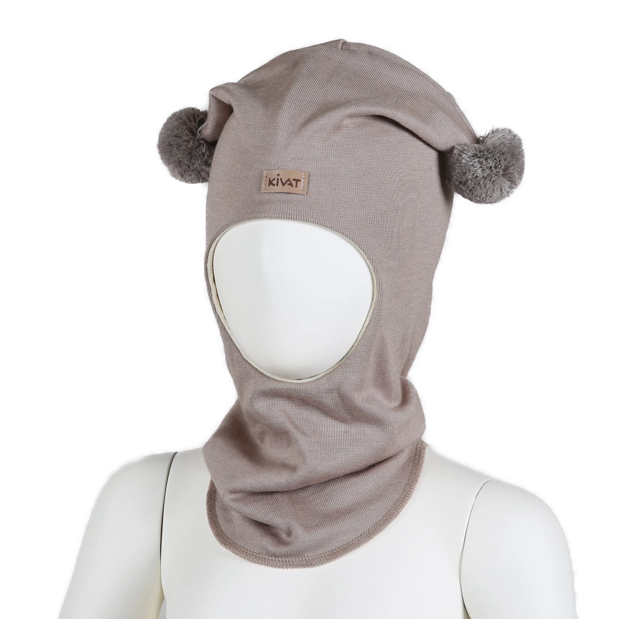 KIVAT Ull/Silke | Balaclava m/Dusker - Beige