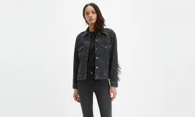 Levis Women's Fringe Ex Boyfriend Trucker Jacket