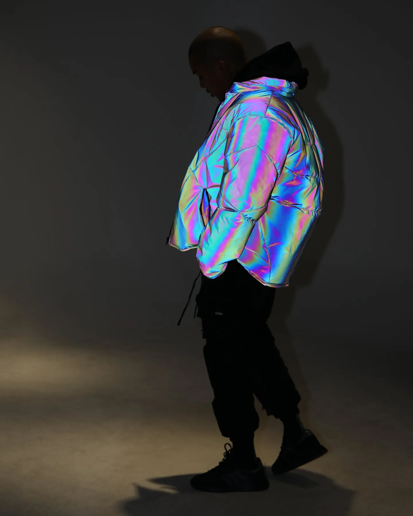 Loiter NYC Men's Spectrum Puffer Jacket Iridescent 3M/Multi-coloured