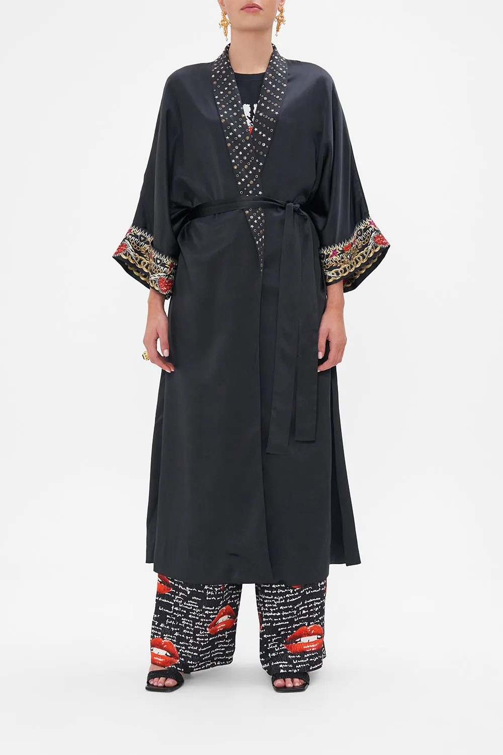 LONG ROBE WITH NARROW COLLAR RADICAL REBIRTH