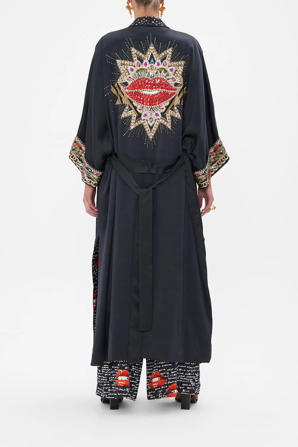 LONG ROBE WITH NARROW COLLAR RADICAL REBIRTH