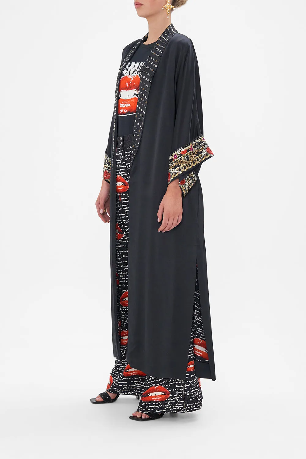 LONG ROBE WITH NARROW COLLAR RADICAL REBIRTH