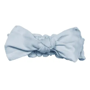 L'ovedbaby Organic Smocked Tie Headband - Moonbeam