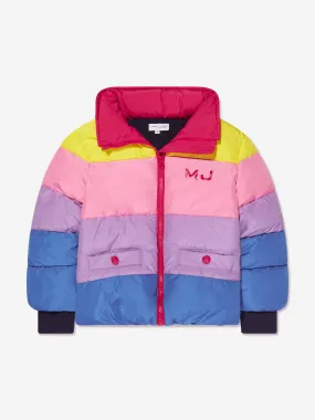 MARC JACOBS Girls Puffer Jacket in Multicolour