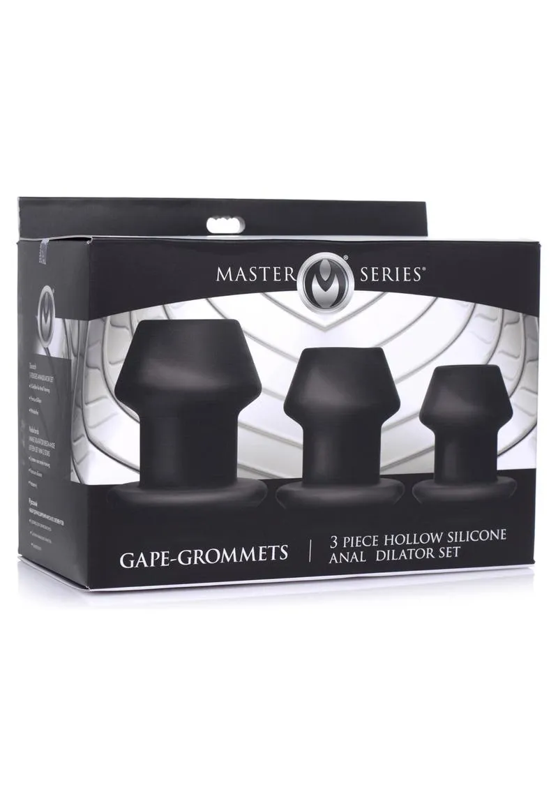 Master Series Gape-Grommets Hollow Silicone Anal Dilator