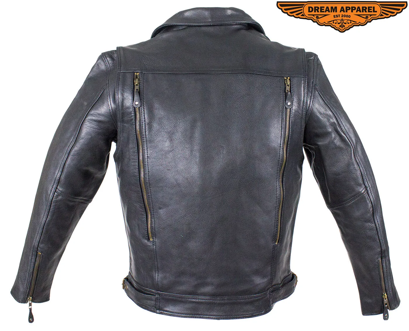 Mens Racer Jacket With Cuffs