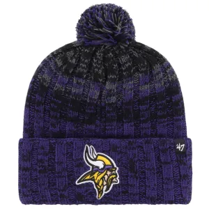 Minnesota Vikings '47 Brand Purple Cascade Cuff Knit w/ Pom