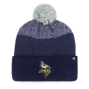 Minnesota Vikings '47 Brand Purple Freeze Cuff Knit w/ Pom