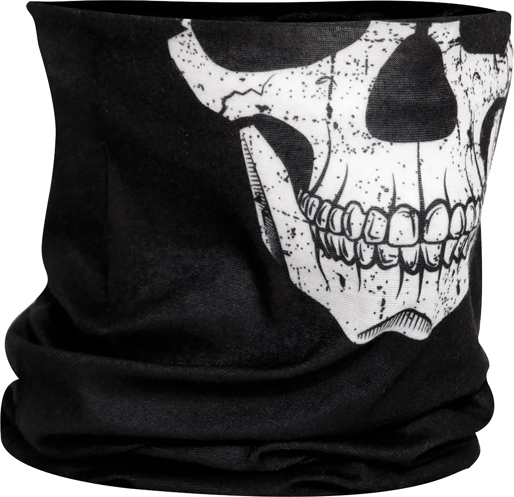 Multi-Use Neck Gaiter and Face Covering Tactical Wrap - Skull Print