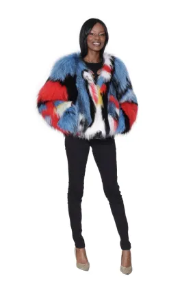 Multicolor Fox Jacket