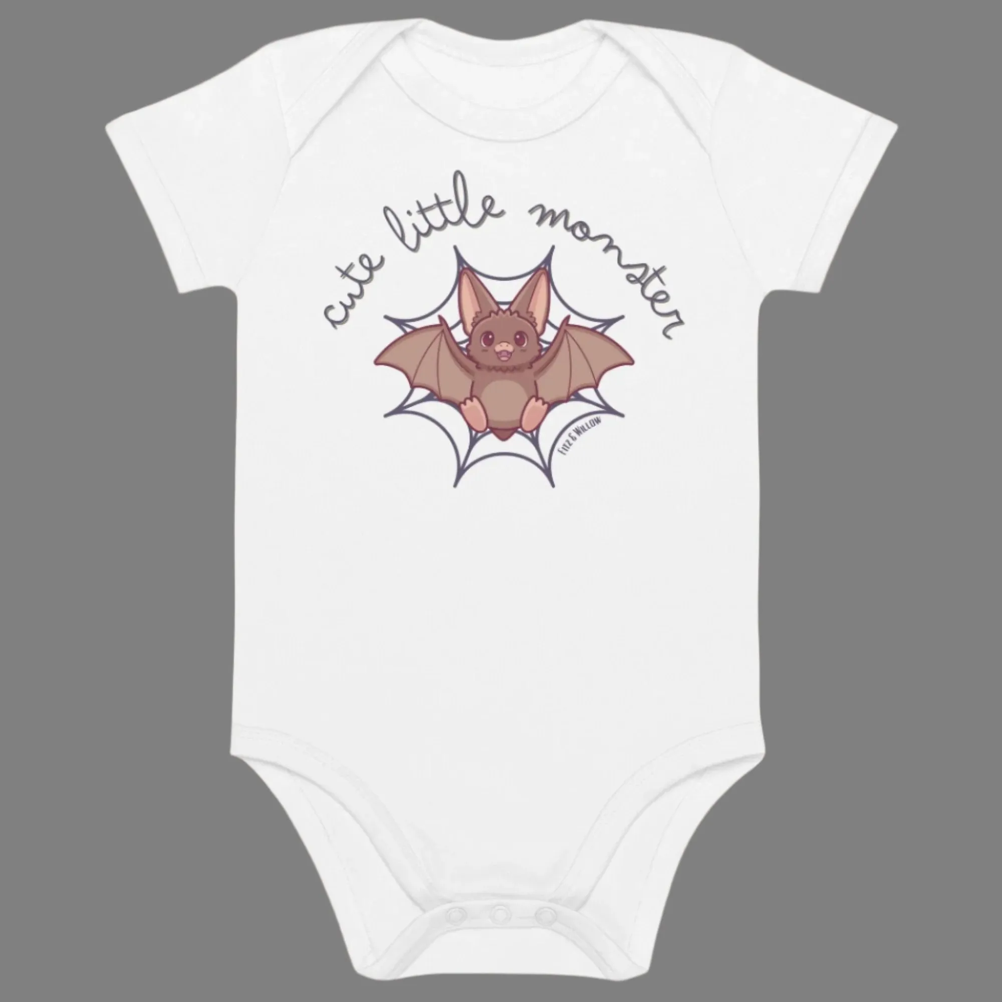 My Cute Little Monster Bodysuit - Vegan Organic Cotton