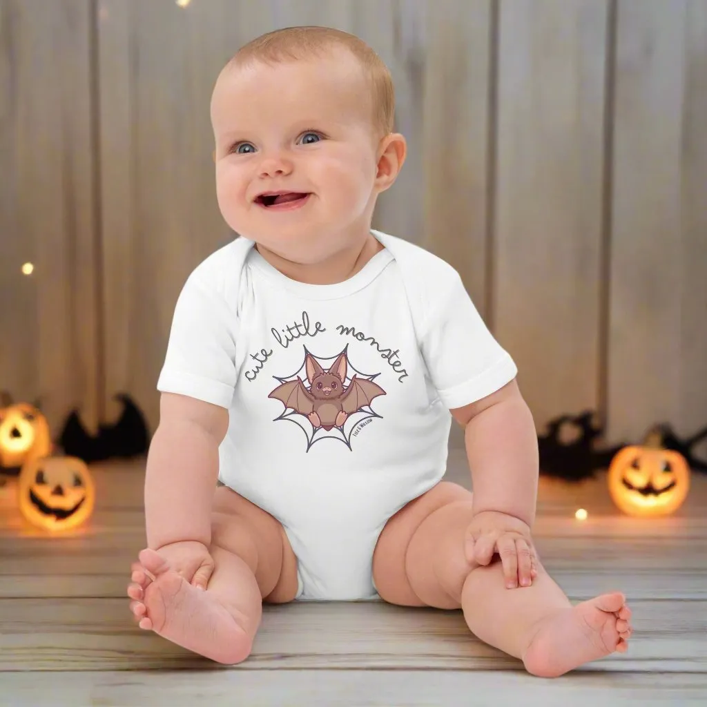 My Cute Little Monster Bodysuit - Vegan Organic Cotton