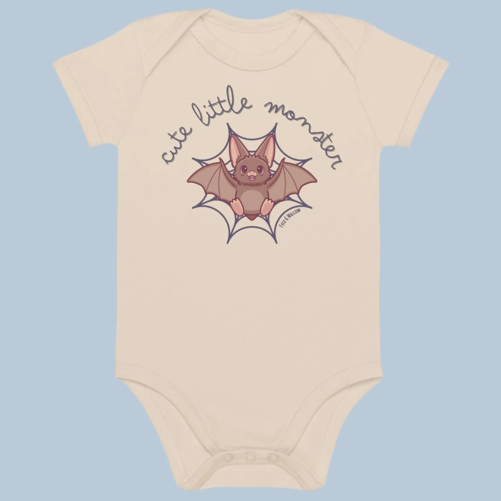 My Cute Little Monster Bodysuit - Vegan Organic Cotton