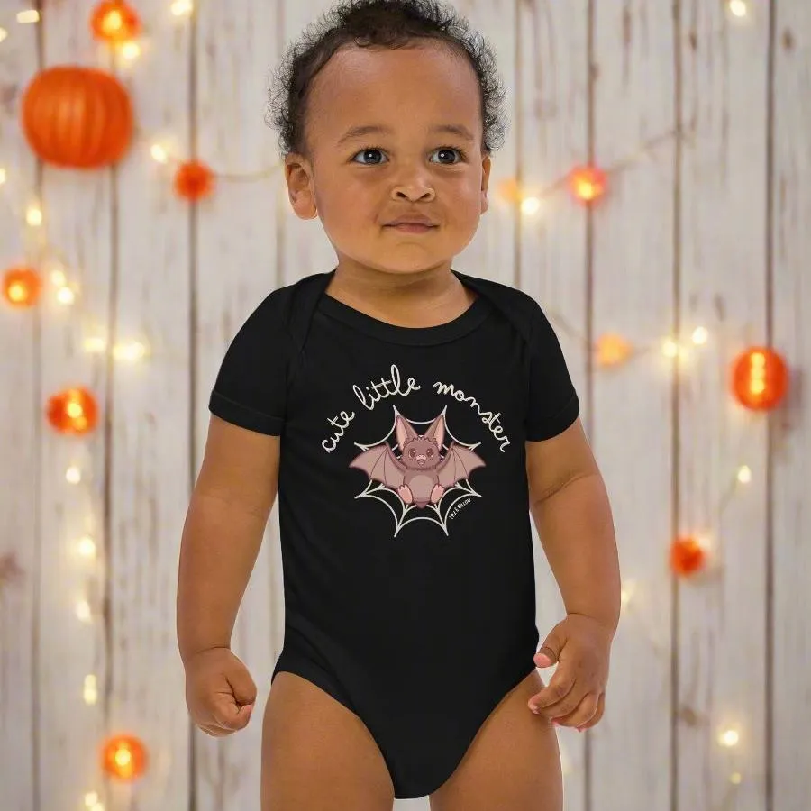 My Cute Little Monster Bodysuit - Vegan Organic Cotton