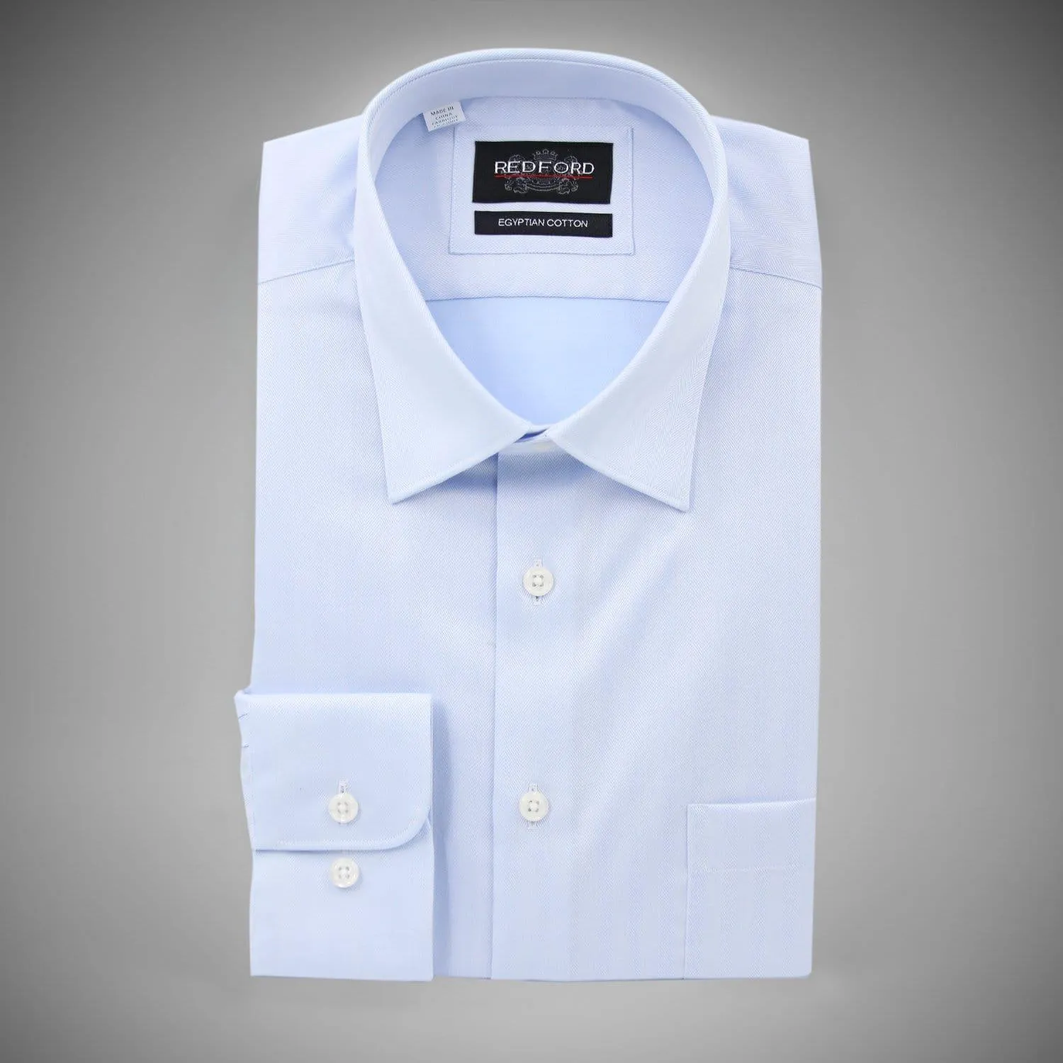 Non-Iron Solid Light Blue Shirt