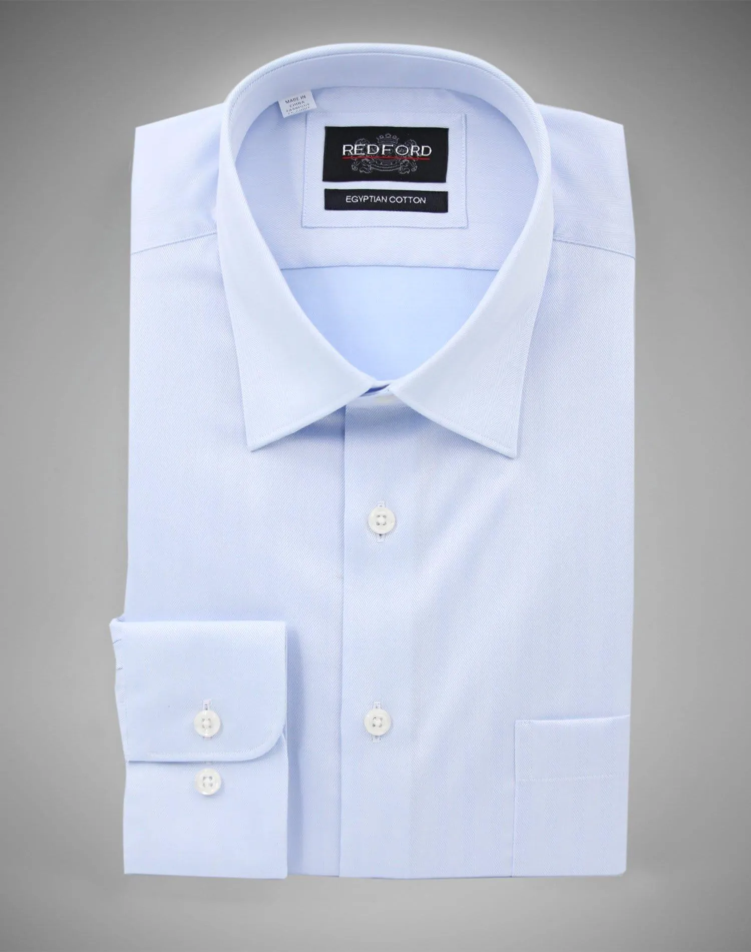 Non-Iron Solid Light Blue Shirt