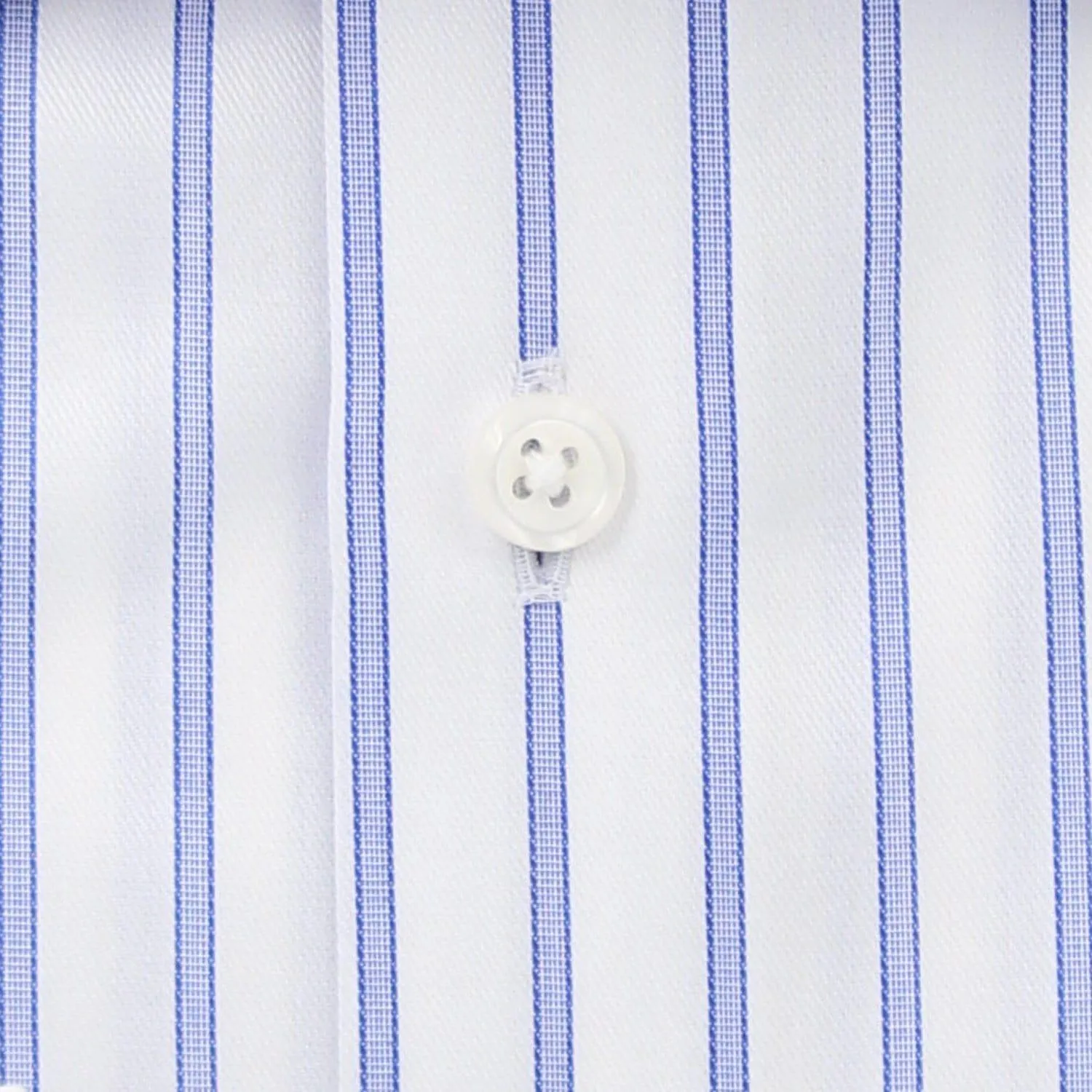 Non-Iron Two-Tone Blue Stripe Shirt