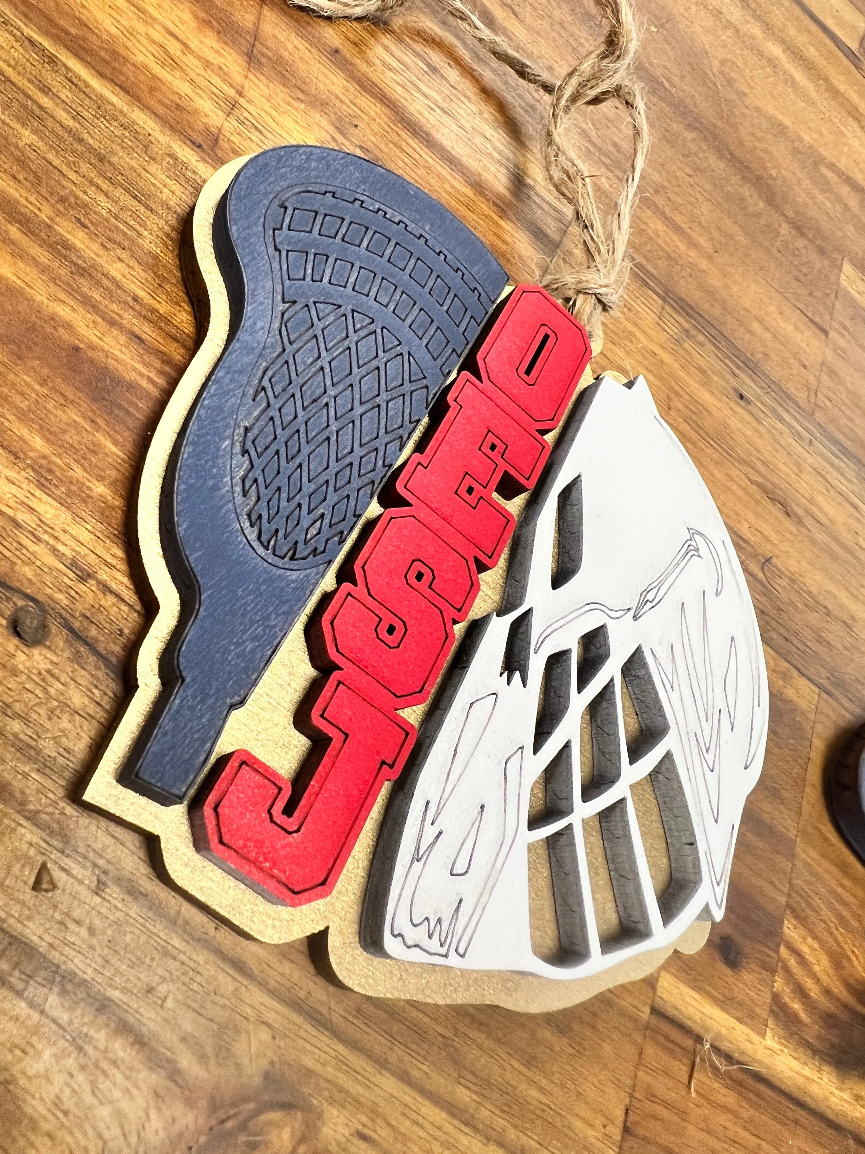 OESJ Lacrosse Ornament