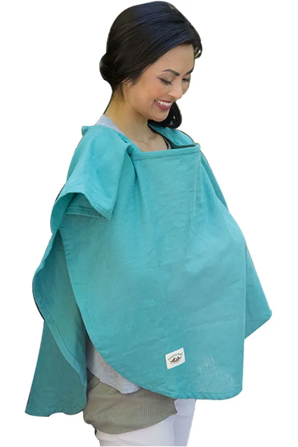 Organic Nursing Cover Emerald Oval